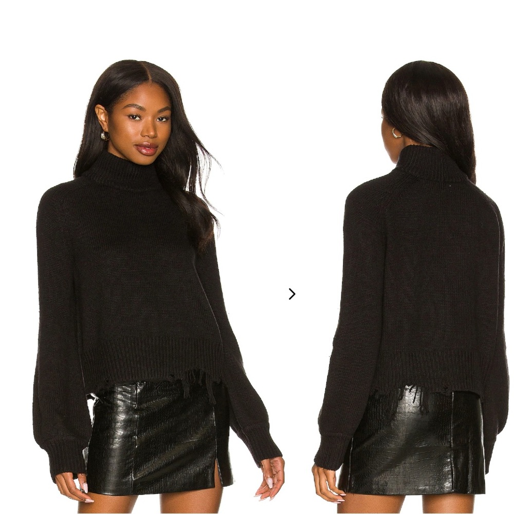 Lovers and Friends Granite Sweater Black Size Large
